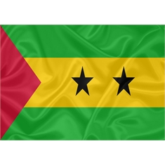 São Tomé e Príncipe - Tamanho: 0.70 x 1.00m